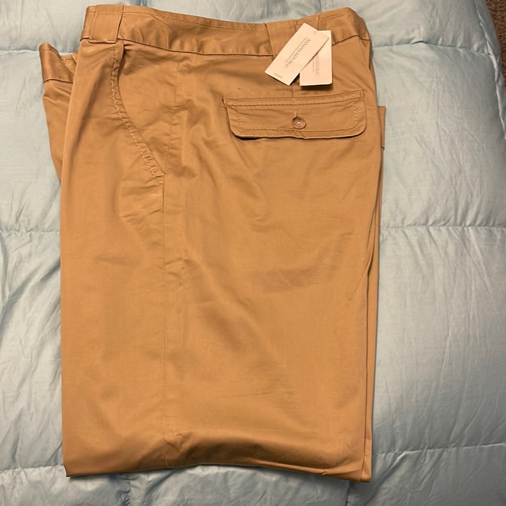 Banana Republic beige capris size 12  new with tags.
